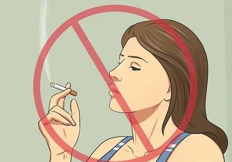 سیگار کشیدن علت افتادگی سینه